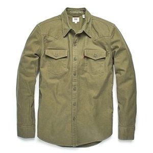 Outerknown x Levi’s Olive Casual Button Down Shirt